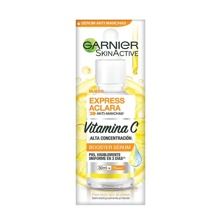 Sérum Booster Sérum Express Aclara Vitamina C - GARNIER 1