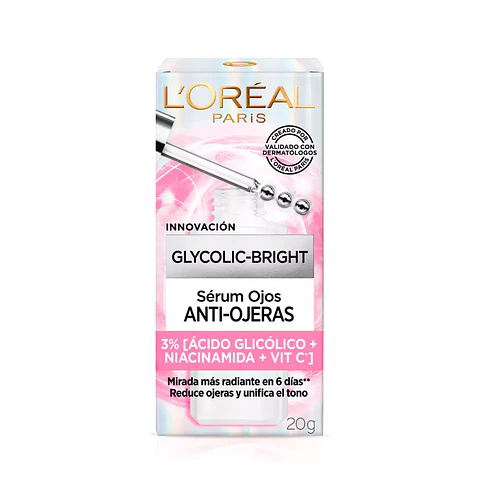 Sérum De Ojos Glycolic Bright  Anti-Ojeras 20G - LOREAL
