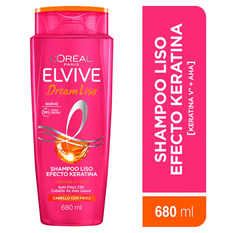 Shampoo Elvive Dream Liso 680 ML - LOREAL 1