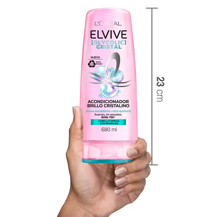 Acondicionador Elvive Glycolic Cristal 680 ML - LOREAL 2