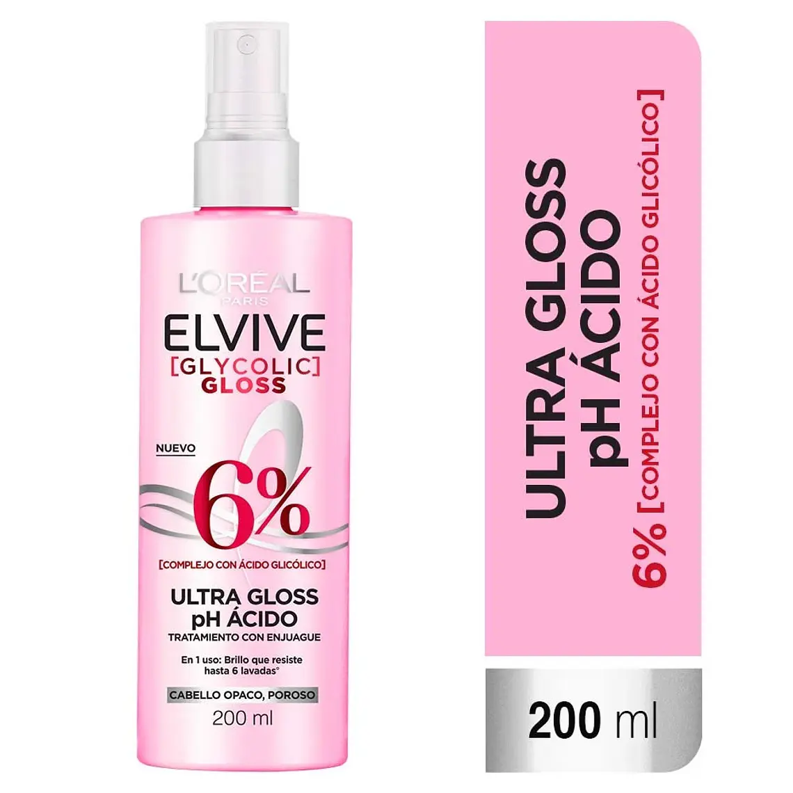 Acidifier Elvive Glycolic Gloss 200 ML - LOREAL 2