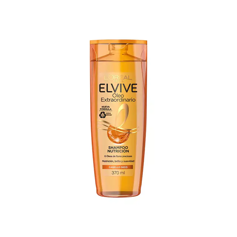 Shampoo Elvive Oleo Extraordinario Nutrición 370 ML - LOREAL 2