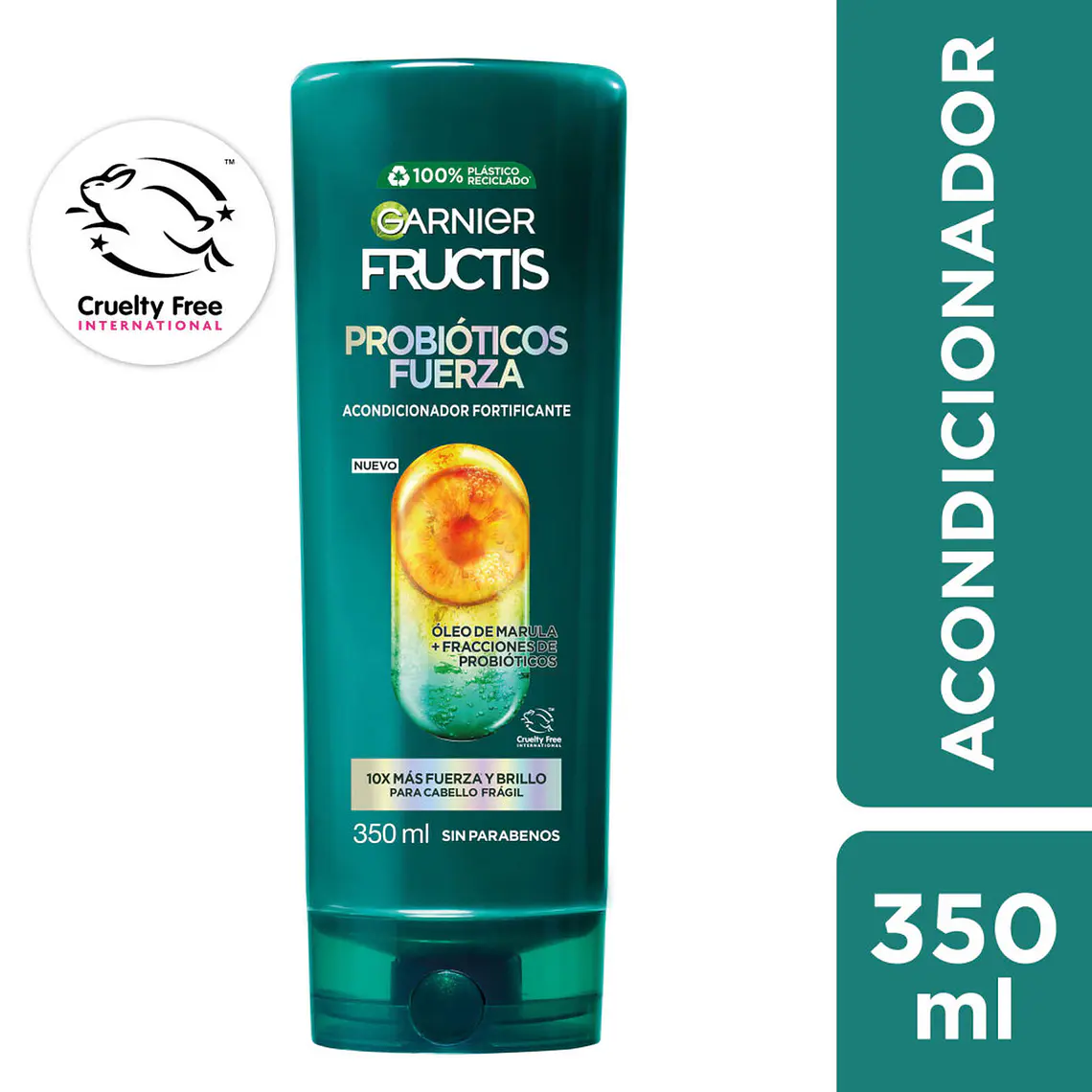 Acondicionador Fructis Probióticos Fuerza 350 ML  - GARNIER 2