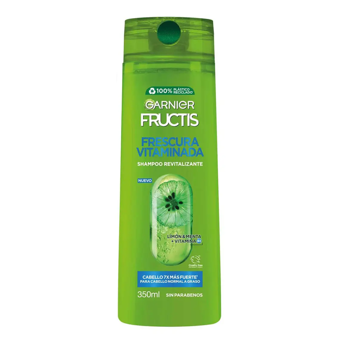 Shampoo Fructis Frescura Vitaminada Limon & Menta 350 ML - GARNIER  2