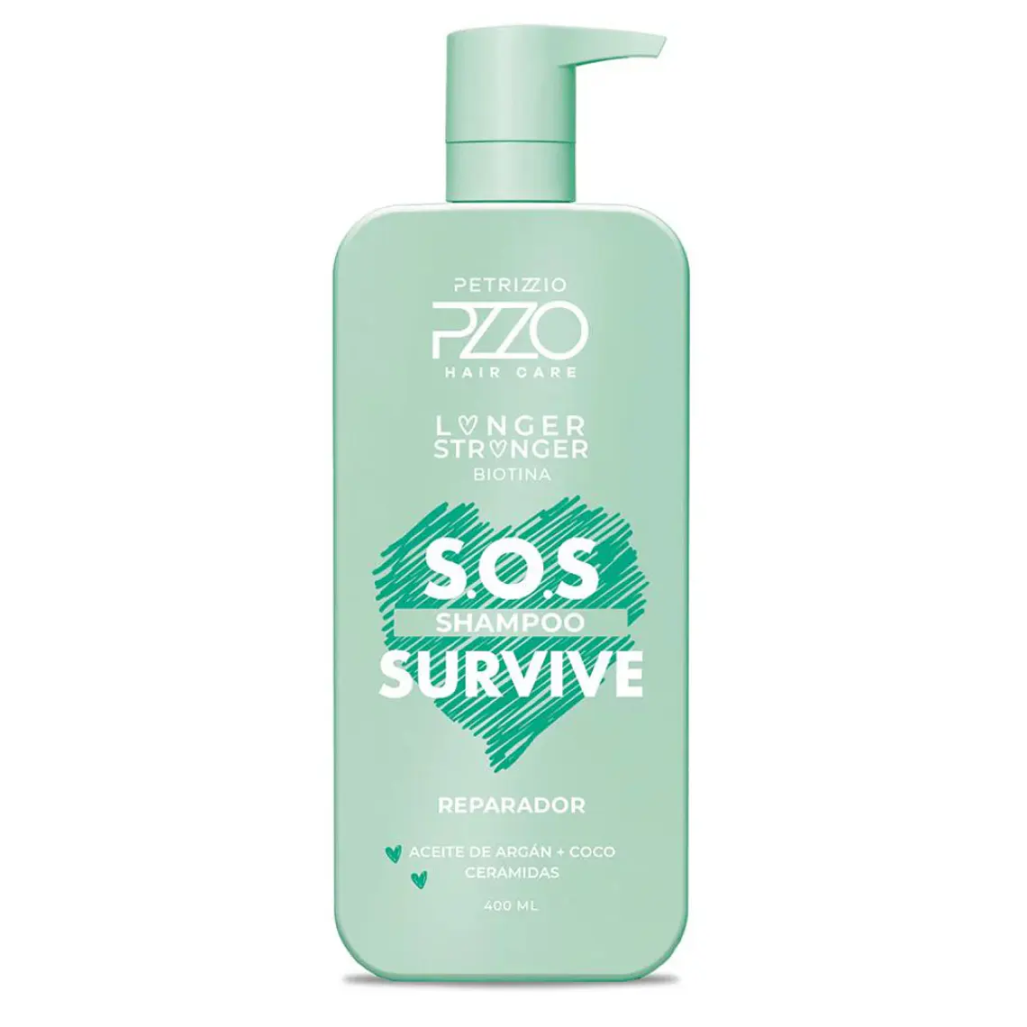 Shampoo Reparador S.O.S Survive 400 ML - PETRIZZIO 1