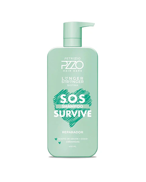 Shampoo Reparador S.O.S Survive 400 ML - PETRIZZIO