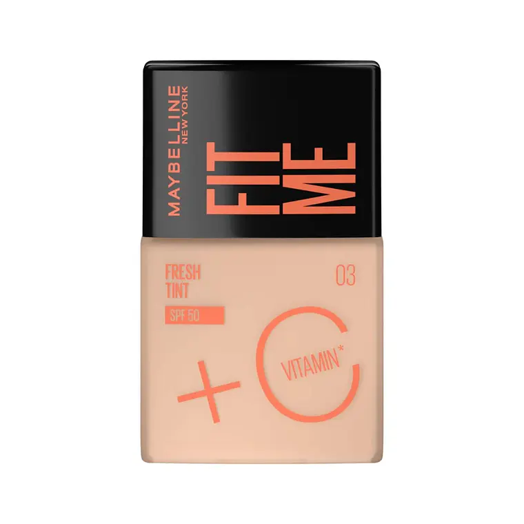 Base De Maquillaje Fit Me Fresh Tint 03 FPS 50 30 ML - MAYBELLINE 1