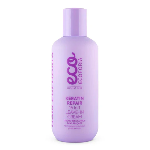 Crema Leave-In Ecoforia Keratin Repair 15 En 1 200 ML - ECOFORIA