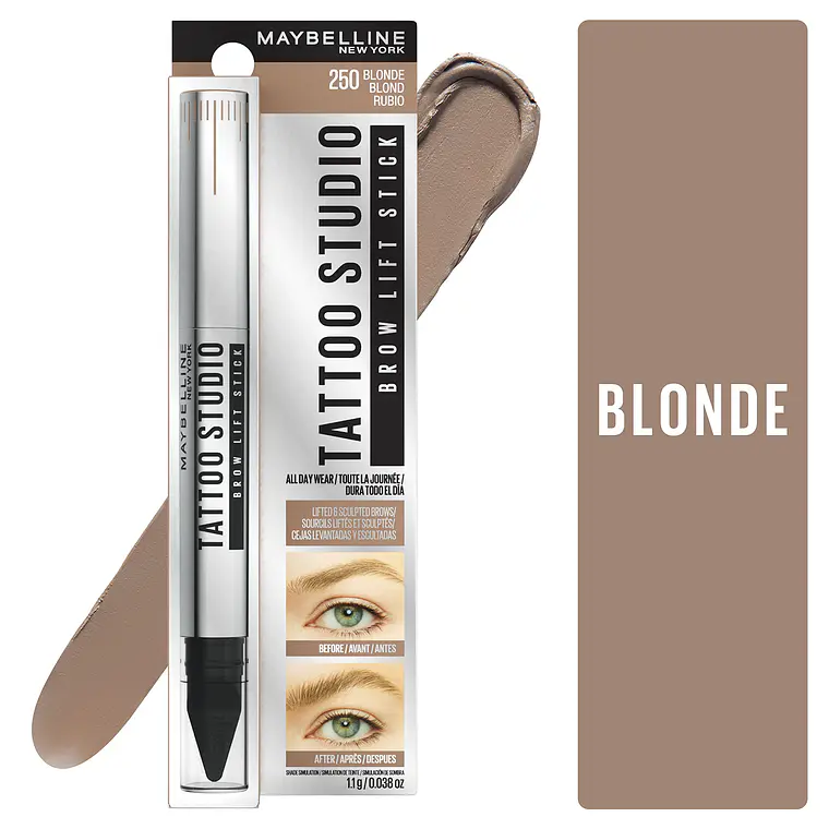Cera Fijadora de Cejas Tattoo Studio 10 gr Blonde - MAYBELLINE 1