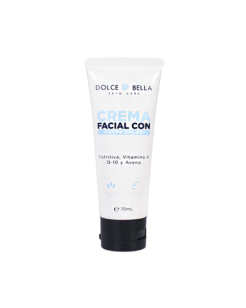 Crema Facial Nutritiva con Filtro Solar 70g - DOLCE BELLA