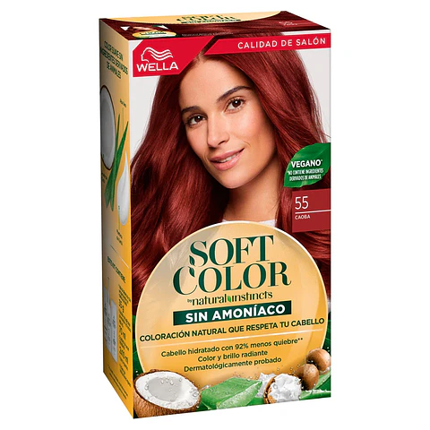 Tintura Soft Color Kit 55 Caoba - WELLA