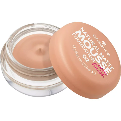 Base Natural Matte Mousse Tono 02 - ESSENCE