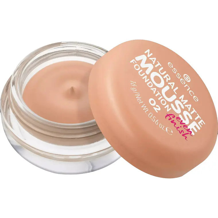 Base Natural Matte Mousse Tono 02 - ESSENCE 1