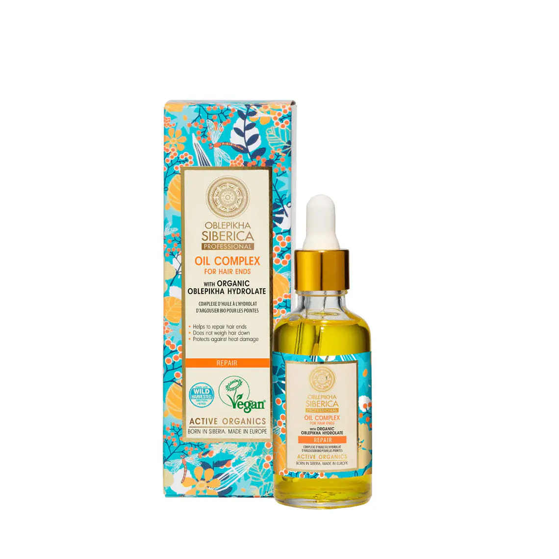 Aceite Reparador de Cabello Dañado Organic Oblepikha Hydrolate 50 ML - NATURA SIBERICA 1