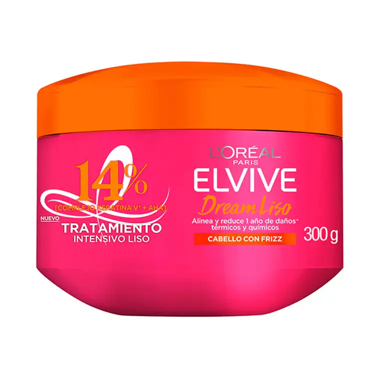 Mascarilla Elvive Dream Liso 300 ML - LOREAL 1