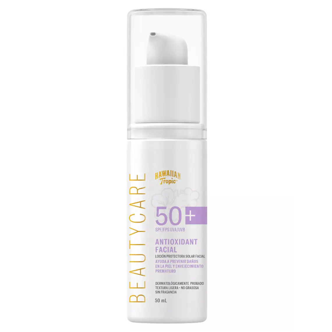 Protector Solar Facial Antioxidante Beauty Care 50 Fps - HAWAIIAN TROPIC 1