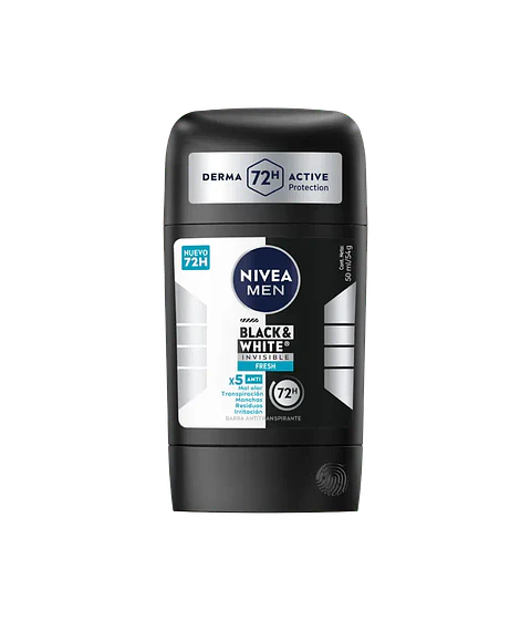 Nivea Men Invisible Black & White Fresh 50 ML - NIVEA
