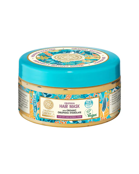 Mascarilla Cabello Normal Y Seco Organic Oblepikha 300 ML - NATURA SIBERICA