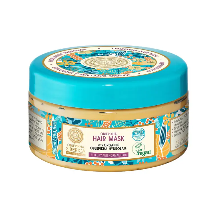 Mascarilla Cabello Normal Y Seco Organic Oblepikha 300 ML - NATURA SIBERICA 1