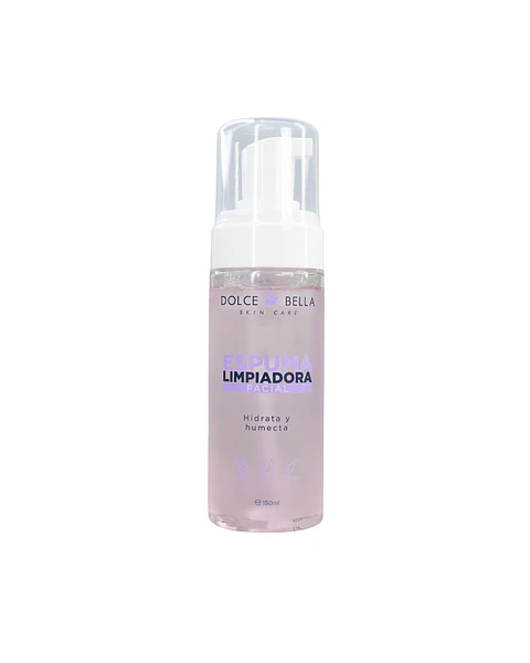 Limpiador Facial Espumoso Extracto de Café, Coco y Aloe Vera 150 ml - DOLCE BELLA