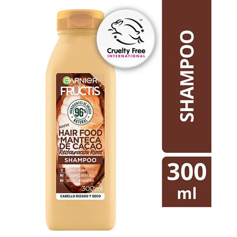 Shampoo Hair Food Manteca de Cacao 300 ML - GARNIER 1