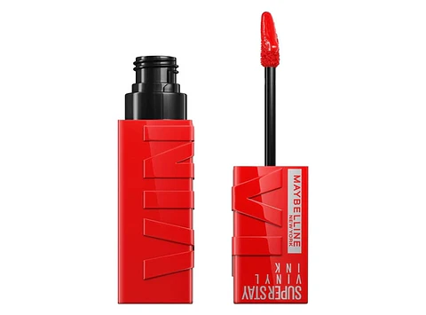 Labial Super Stay Vinyl Ink Red-Hot - MAYBELLINE