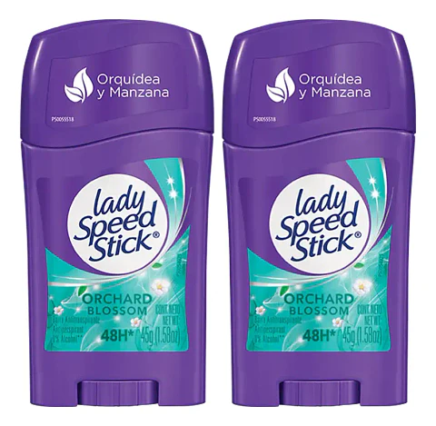 Pack X2 Desodorante Orchard Blossom 45gr - Lady Speed Stick