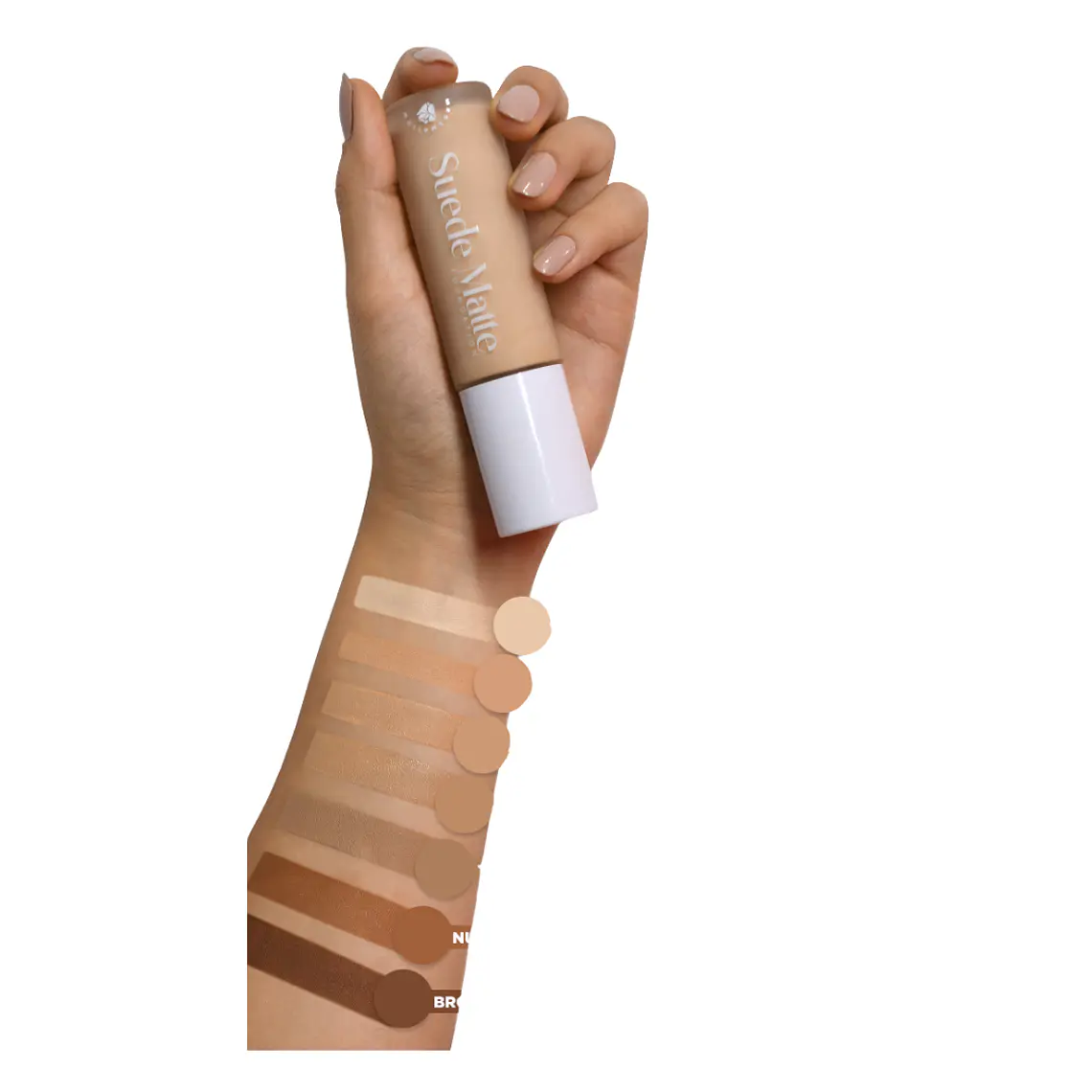 Base De Maquillaje Aterciopelada Matte Dolce Bella NUTMEG - DOLCE BELLA 2