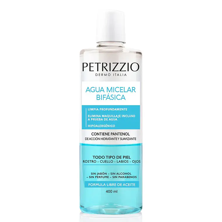 Agua Micelar Bifásica Dermo Italia 400ml - PETRIZZIO 1