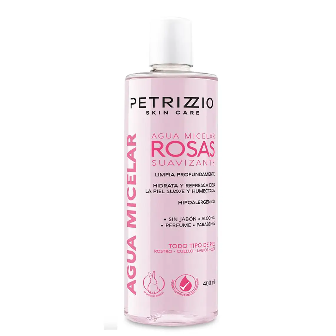 Agua Micelar Rosas Suavizante Skincare 400ml - PETRIZZIO 1