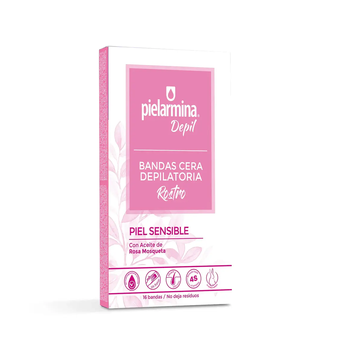 Bandas Depilatorias Faciales Rosa Mosqueta Pielarmina Depil - PETRIZZIO 1