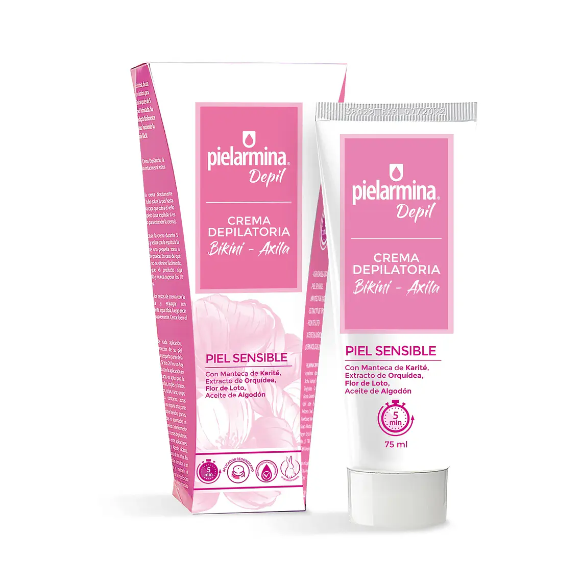 Crema Depilatoria Bikini y Axila Pielarmina Depil 75ml - PIELARMINA 1