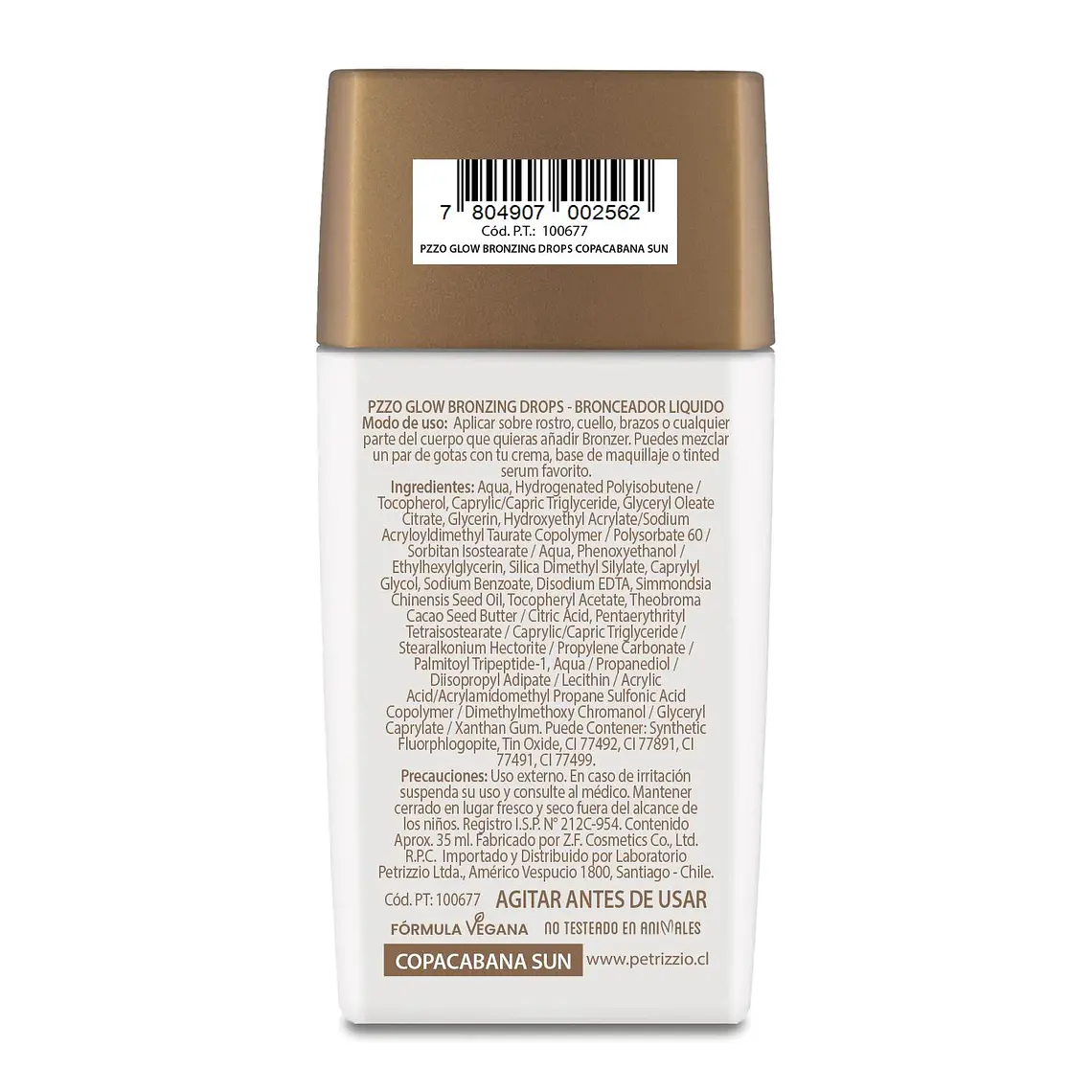 Glow Bronzing Drops Copacabbana Sun - PETRIZZIO 2