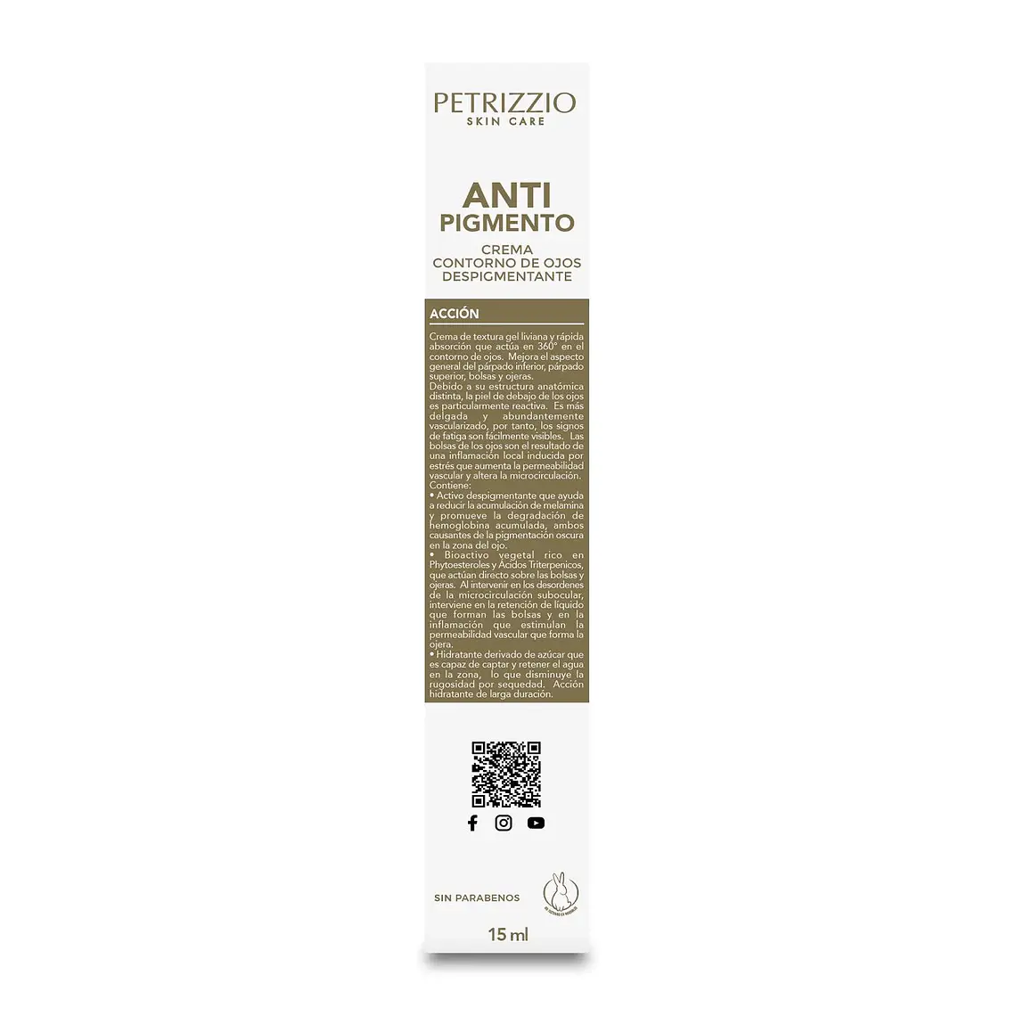 Crema Contorno de Ojos Antipigmento - PETRIZZIO 3