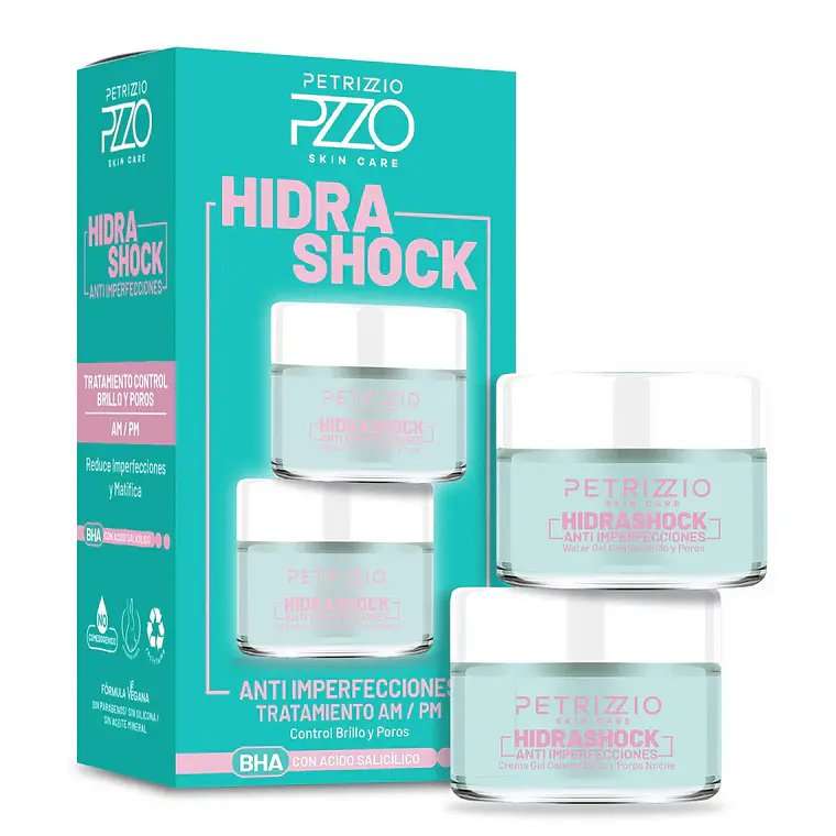 Set de Cremas Hidra Shock Anti Imperfecciones 50g - PETRIZZIO 1