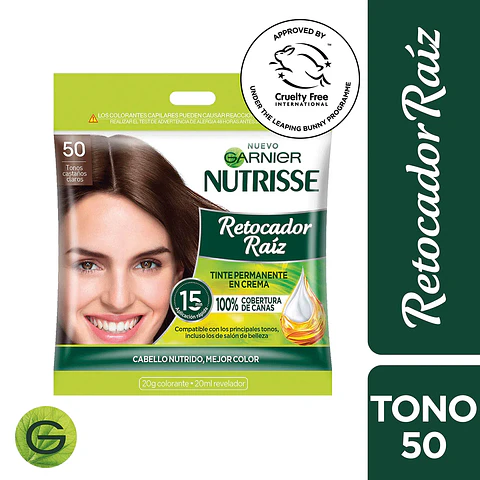 Tintura Retocador de Raíz Castaño 50 - GARNIER
