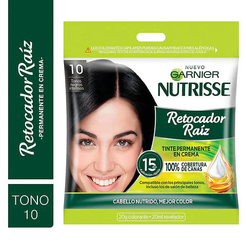 Tintura Retocador de Raíz Tono Negros 10 - GARNIER