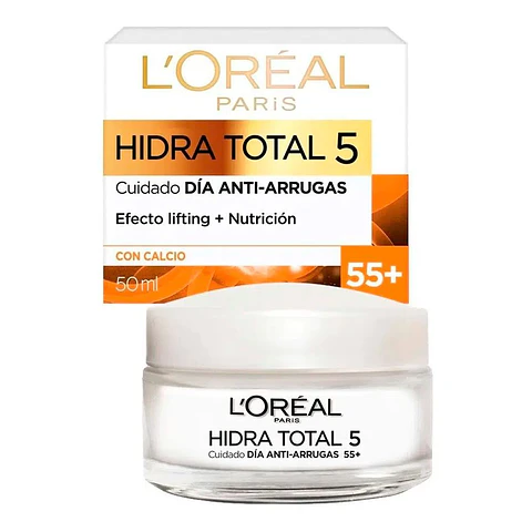 Crema Hidra-Total 5, Anti-arrugas +55 50ml - LOREAL