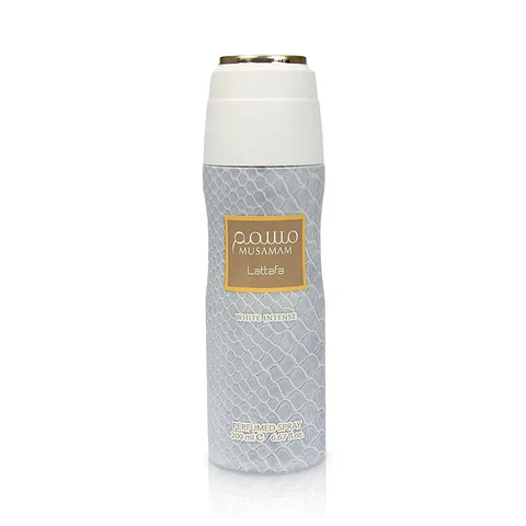 Desodorante en Spray Perfumado Musamam White Intense 200ml - LATTAFA
