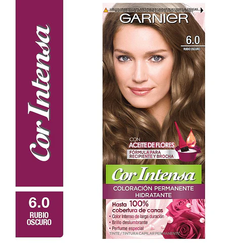 Tintura Cor Intensa Rubio Oscuro 6.0 45 G - GARNIER