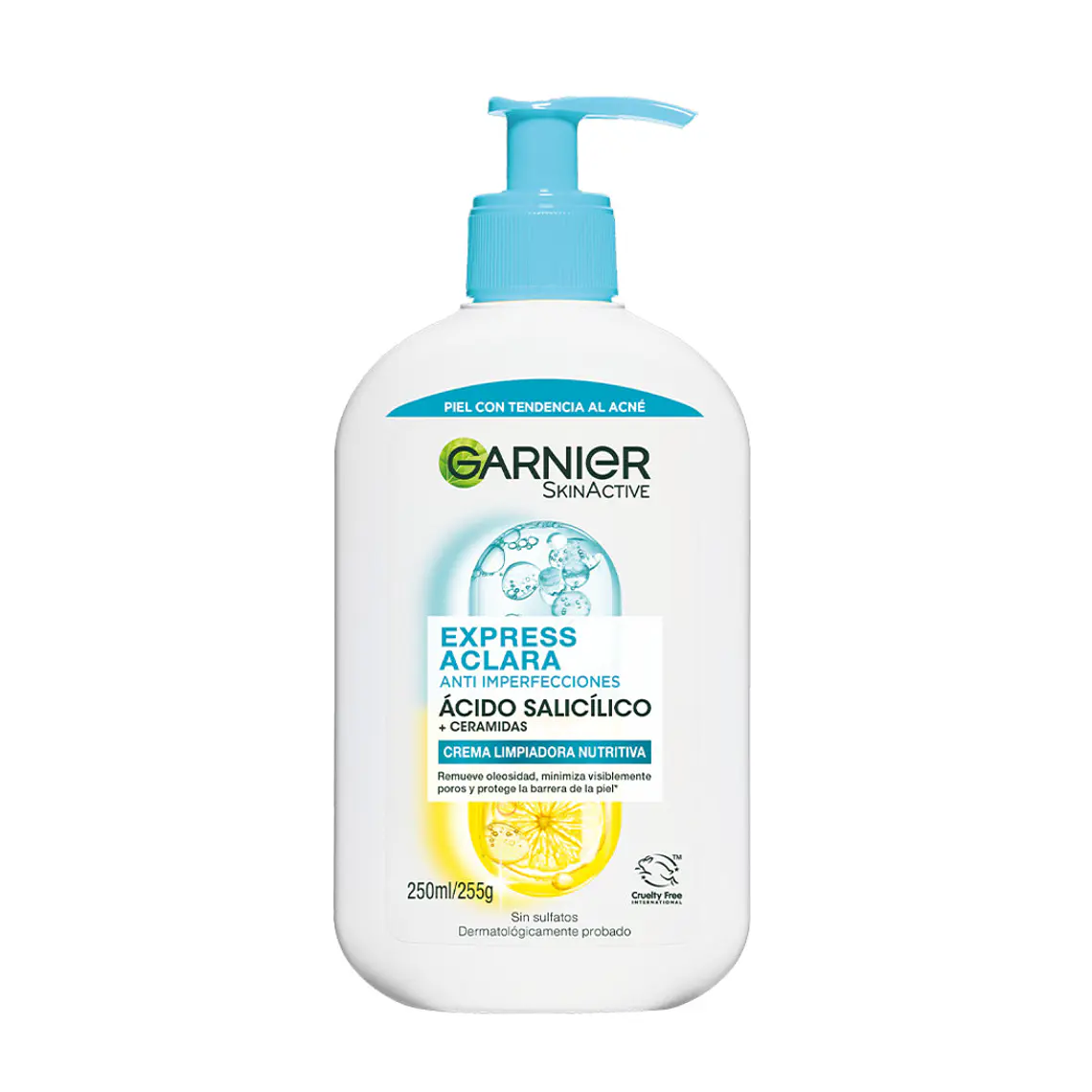 Crema Limpiadora Nutritiva Express Aclara Anti Imperfecciones 250 ml - GARNIER 1