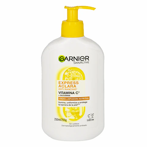 Crema Limpiadora Anti Manchas Express Aclara 250ml - GARNIER