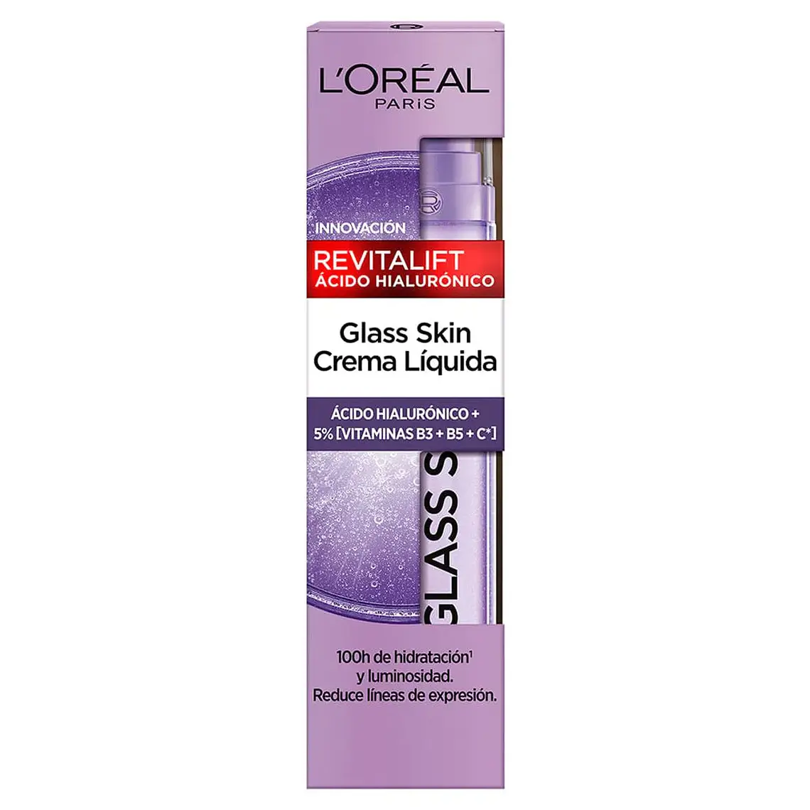Crema Líquida Revitalift Glass Skin Ácido Hialurónico 50 ml - LOREAL 3