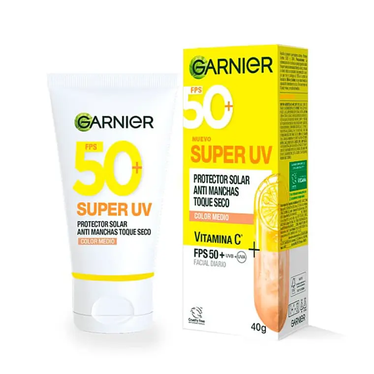 Tratamiento Facial Express Aclara Vitamina C FPS50 40g - GARNIER 2