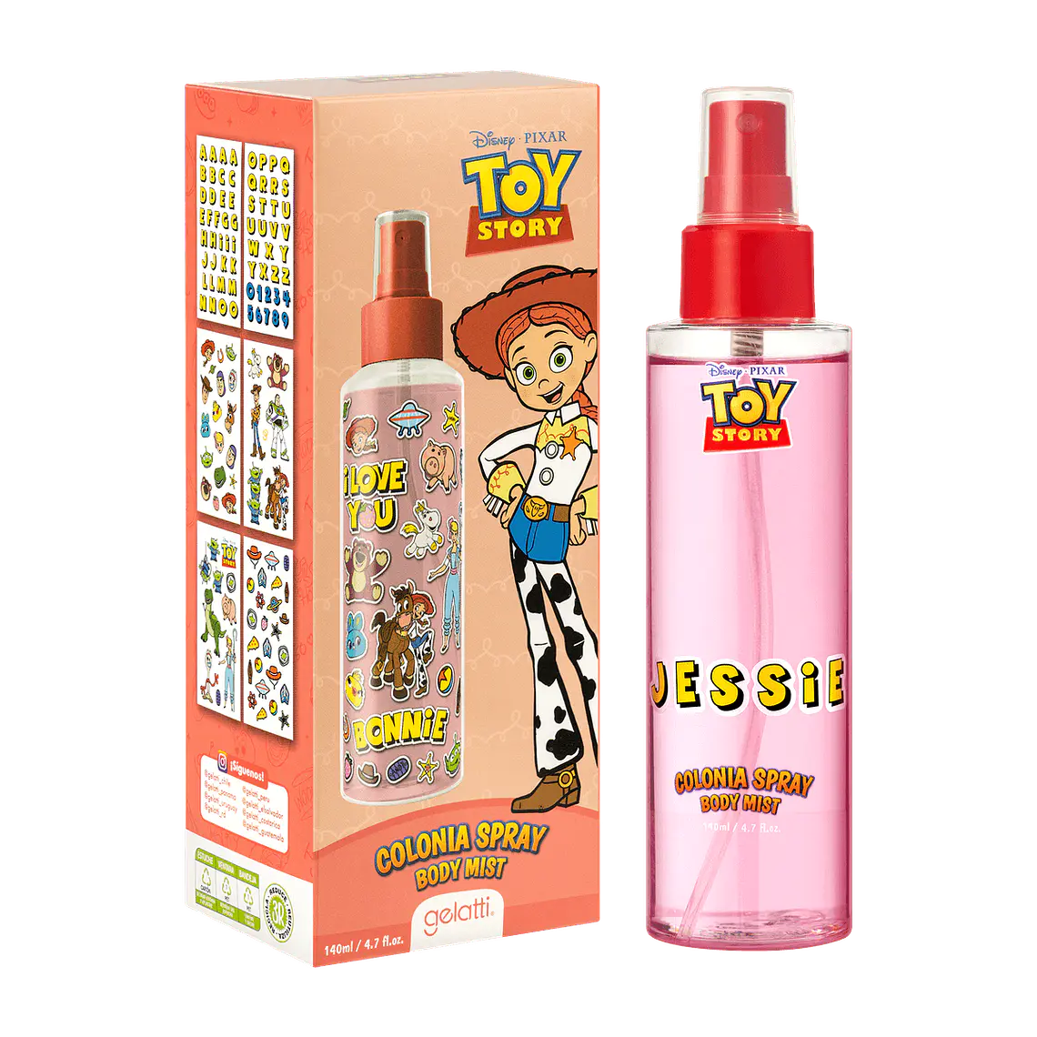 Colonia Spray Body Mist Jessie 140ml - GELATTI 1
