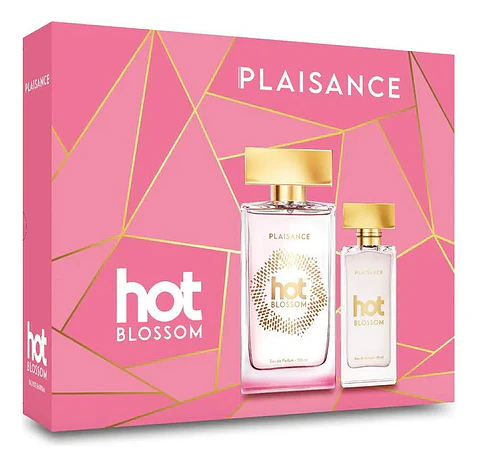 Set Perfume Hot Blossom Eau de Parfum 100ml + Miniatura - PLAISANCE