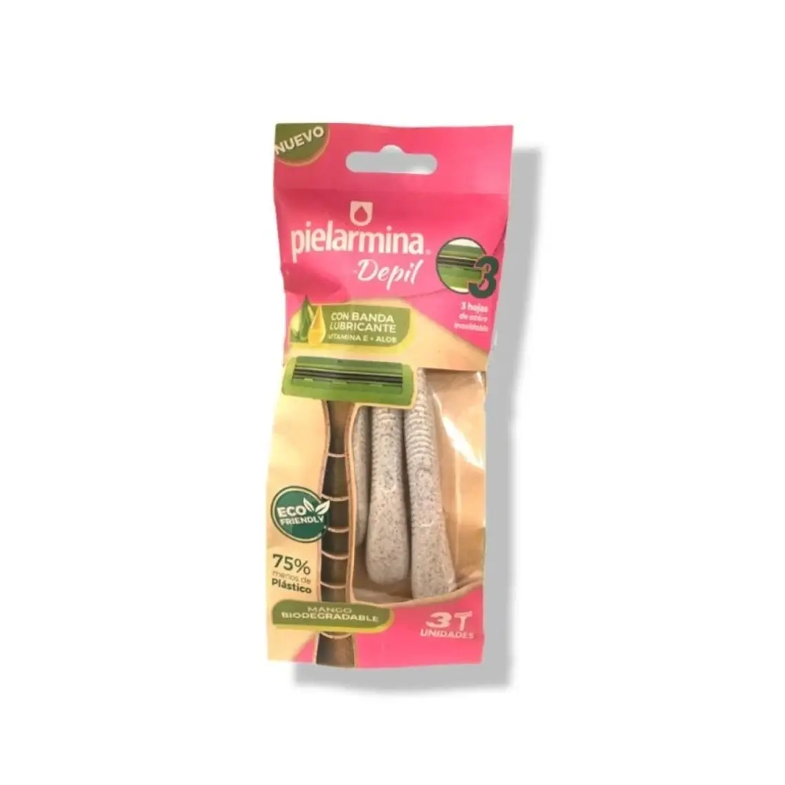 Afeitora 3 Hojas Eco Friendly X 3U - PIELARMINA 1