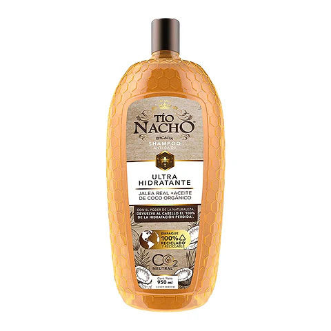 Shampoo Ultra Hidratante Jalea Real y Coco 950ml - TIO NACHO