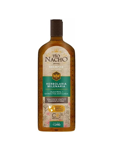 Shampoo Herbolaria Milenaria 1 Lt - TIO NACHO