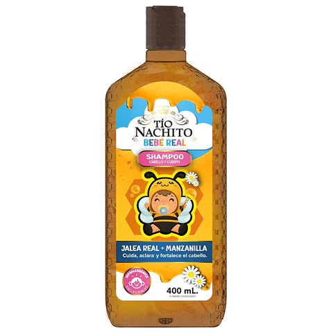 Shampoo Tío Nachito Bebé Real 400 Lt - TIO NACHO